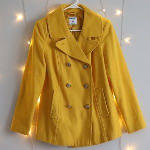 Double Breasted Peacoat with Gold Fastenings | 85